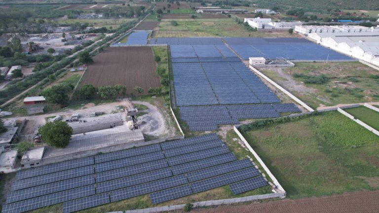 Sunworks Ground mount Solar EPC Project - Vishwa Teja Spinning Mills